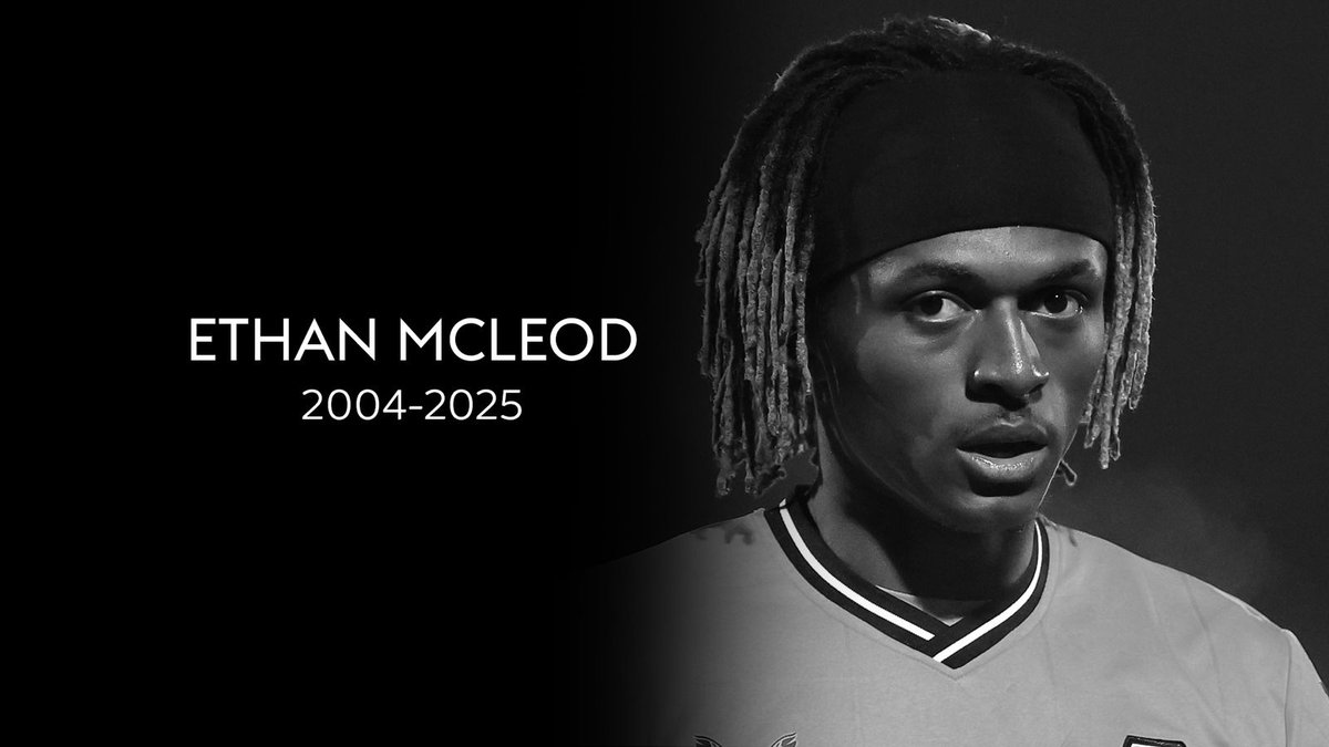 Everyone at Tamworth FC is deeply saddened by the tragic passing of Ethan McLeod.

Our thoughts and heartfelt condolences are with Ethan’s family, friends, teammates, and everyone at Macclesfield FC and his former clubs at this incredibly difficult time.

Rest in peace, Ethan.