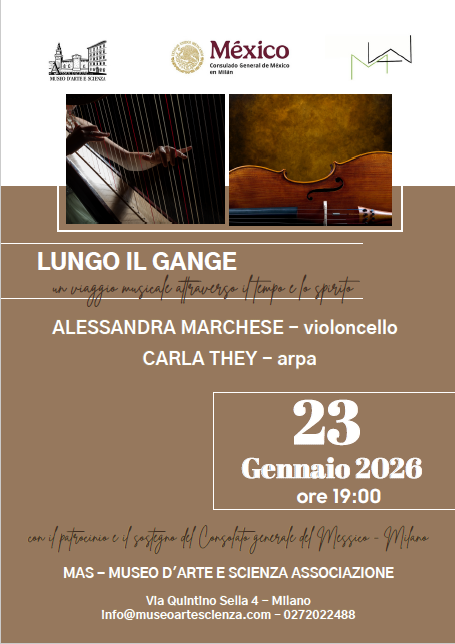ConsulMexMIL's tweet image. @ConsulMexMIL invita a goderti il concerto “Lungo il Gange”,al quale sarà presente il famoso compositore messicano Abdel Vega il prossimo 23/01 presso il Museo MAS di Milano. 
Per maggiori info.: info@museoartescienza.com

Non perdere quest’occasione! 

@DiplomaciaPubl  @SRE_mx