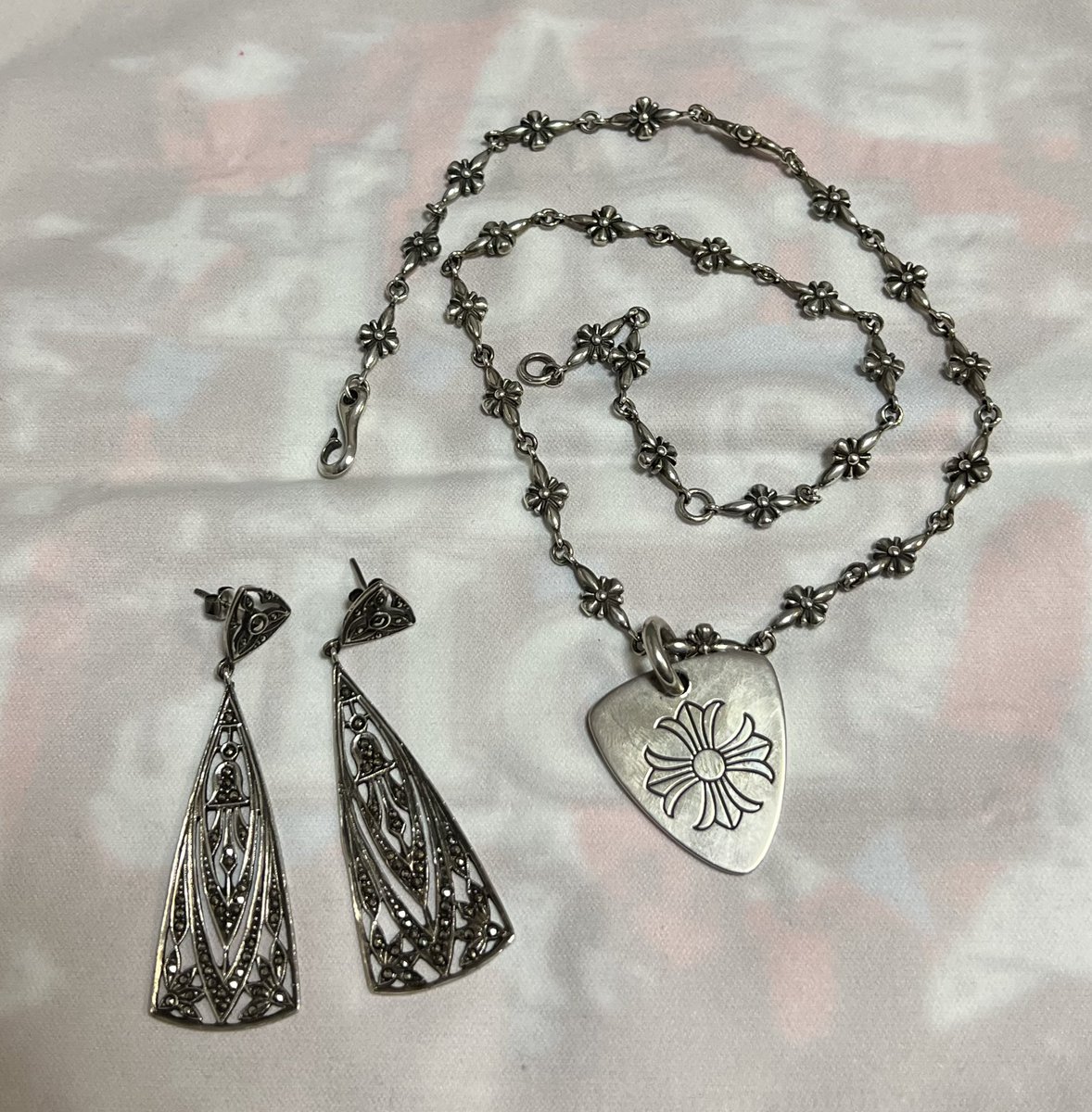 ま様　クロムハーツ　シルバー ピック型ペンダント！！ ま様 クロムハーツ シルバー ピック型ペンダント！！ 2025年最新