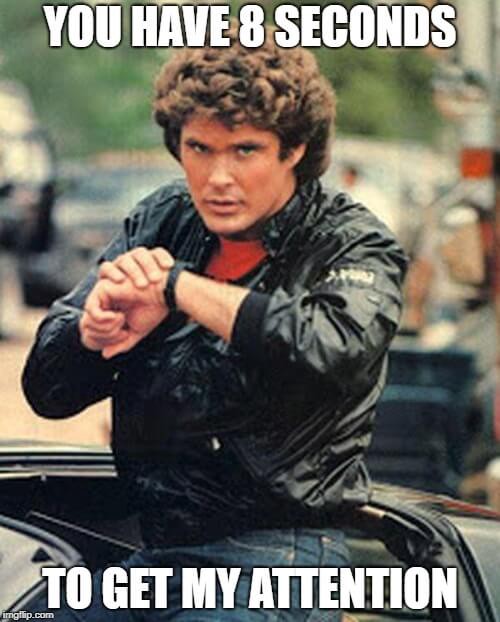 RazorSharpDigit's tweet image. You’ve got 8 seconds to earn attention. Even The Hoff knows it. 😎

If your message doesn’t hook fast, it’s gone. Follow for marketing that actually sticks.

#MarketingHumor #AttentionEconomy #BrandStrategy