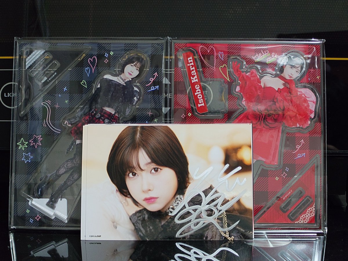 礒部花凜さんのサイン入り引けてうれし～ イベント楽しみ🎄