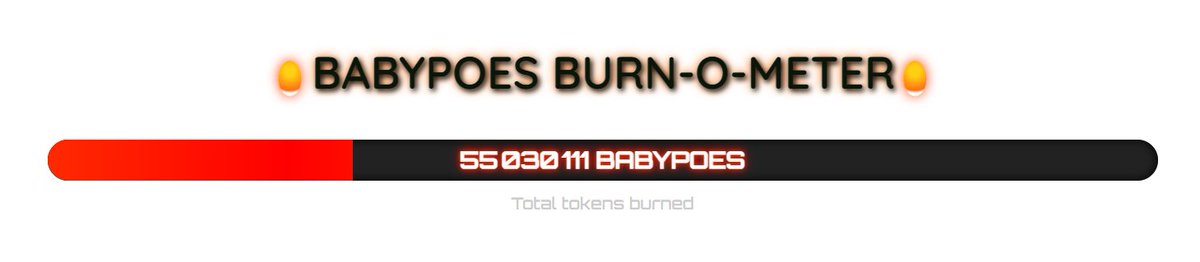 🔥🔥 BURN EXECUTED 🔥🔥
Another batch of 1,733,967 $BABYPOES has been permanently burned 🍼🔥

🧾 Tx: solscan.io/tx/4h236W3bVjY…
📊 Track all burns live on our Burn-O-Meter
🔗 babypoes.electraprotocol.com
Deflation in action.
More volume = more burns.
#BABYPOES #Solana #BurnBabyBurn