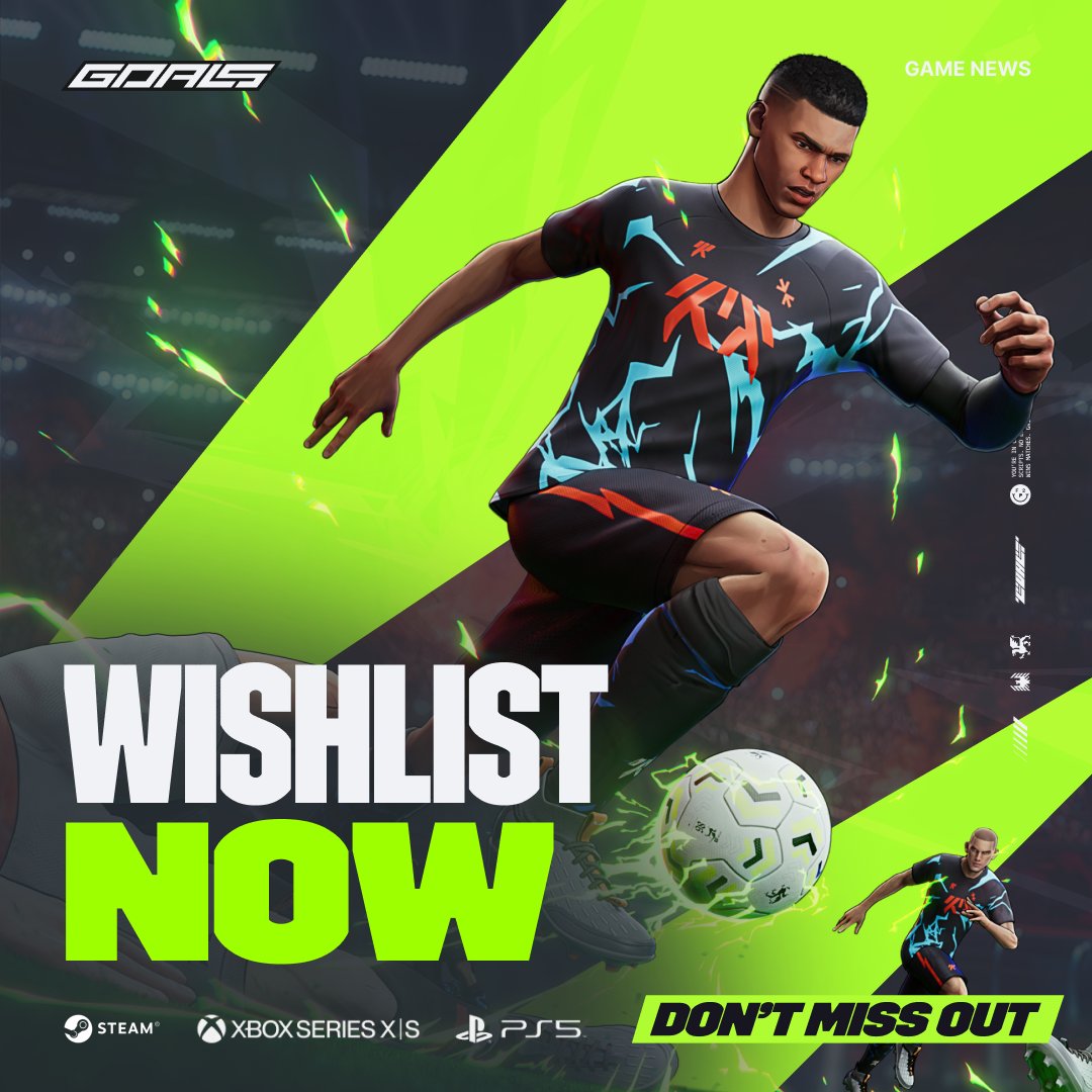 GOALS is growing because players like you demand better. 
This is just the beginning. 
Wishlist GOALS and get ready