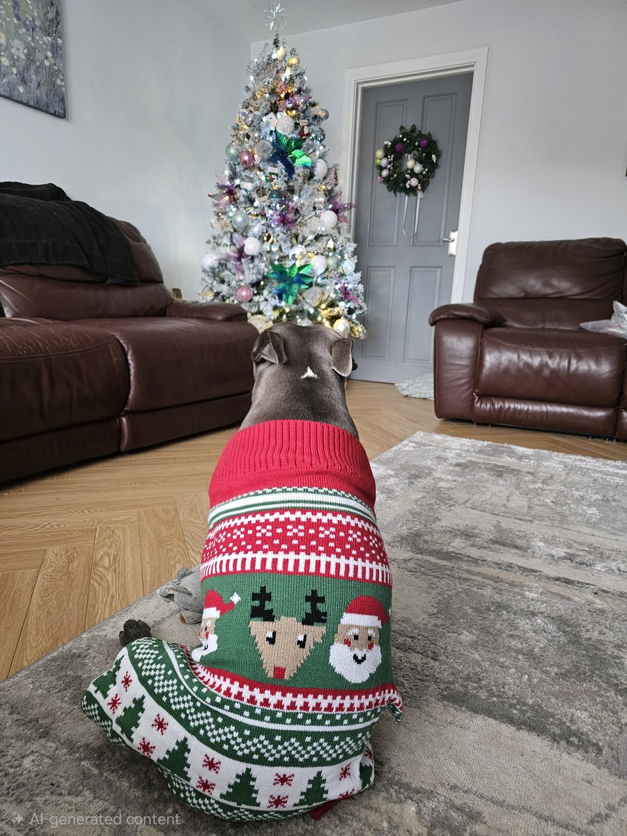 conorormsby's tweet photo. Luna getting into the Christmas spirit with her new Christmas jumper!
Merry Christmas https://t.co/lSvFXlRWoG