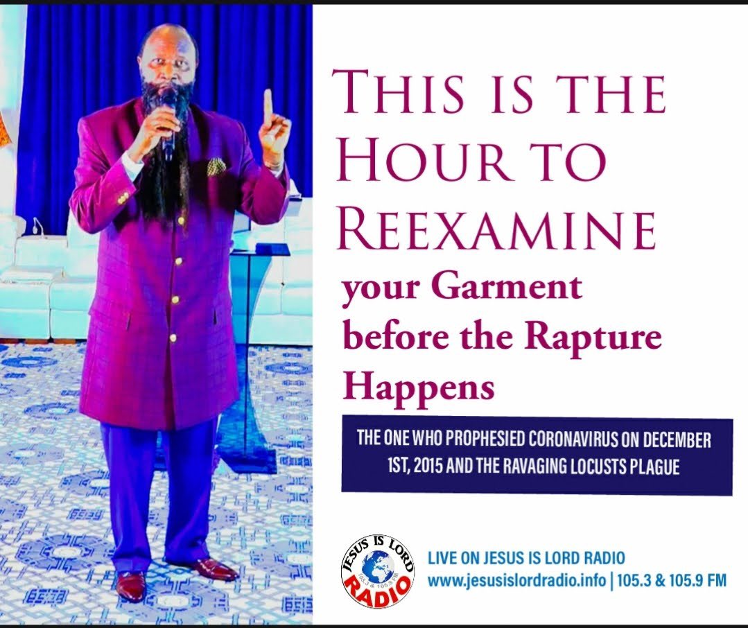 This Is the Hour To prepare the Garment of Righteousness #TheRevivalOfHoliness