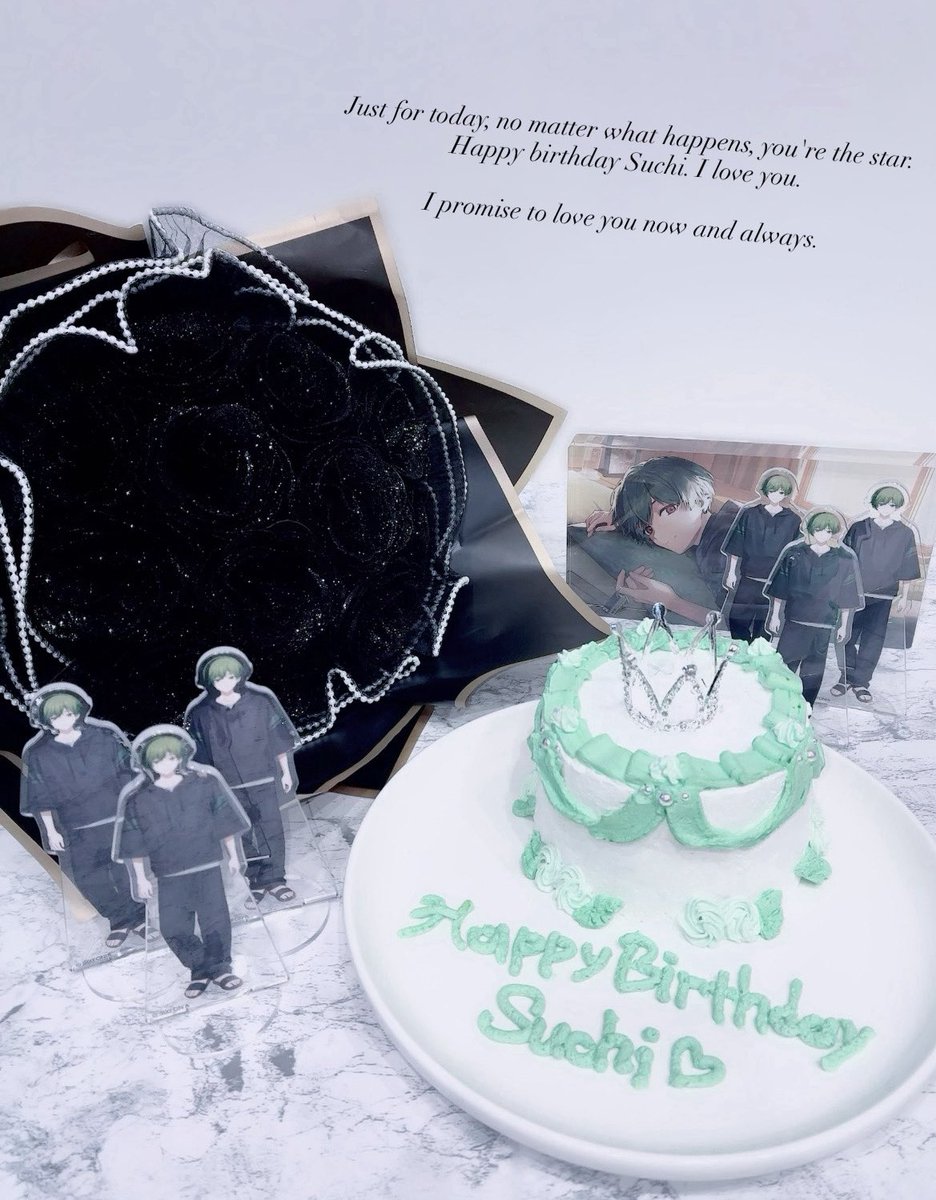 素敵なお祝い届いてます.⋆𝜗𝜚