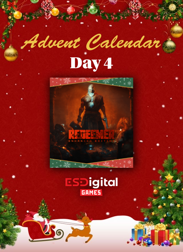 ESDigital_Games's tweet image. The holiday magic keeps growing! ✨🎄 Ready to unwrap another surprise? It’s time for day 4 of our Advent #Giveaway!

4th day prize: a PC key for Redeemer 🎮
• Follow @ESDigital_Games
• Like + RT
• Comment #Redeemer

We’ll announce the winner on Dec 19. Good luck! 🎁✨
