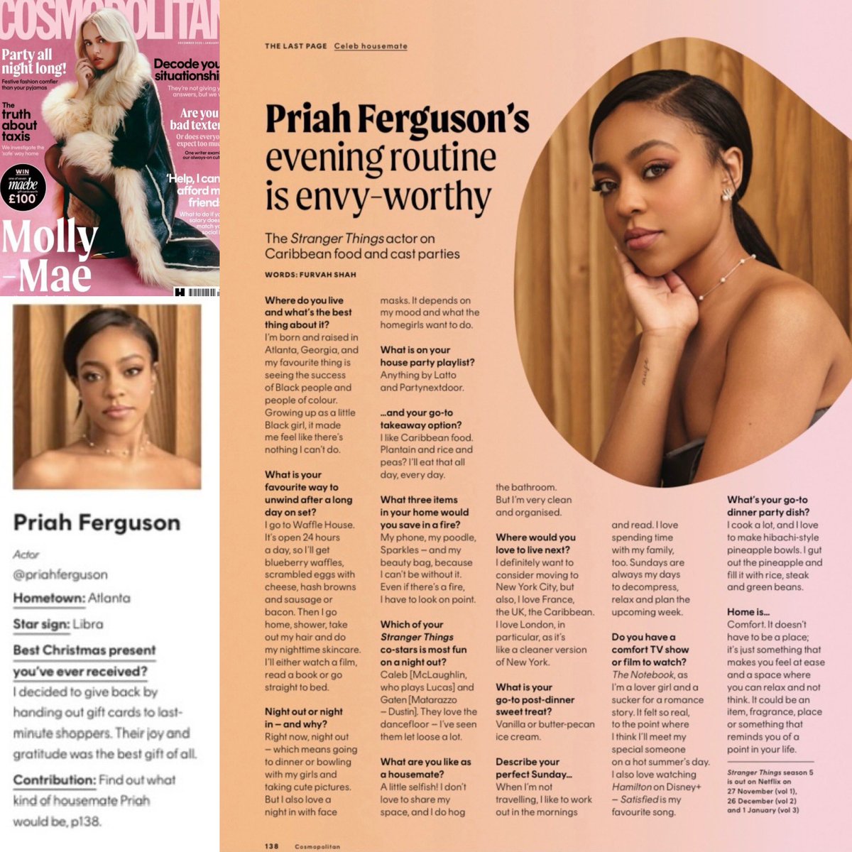 priahferguson's tweet photo. Cosmopolitan UK feature���🇧💕 https://t.co/7Mhs1ybUkq