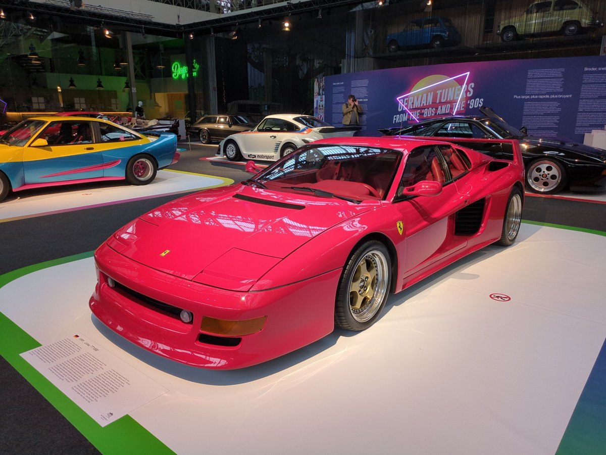 🟩⬜🟥 1990 #Ferrari Testarossa Modified by German tuner Koenig