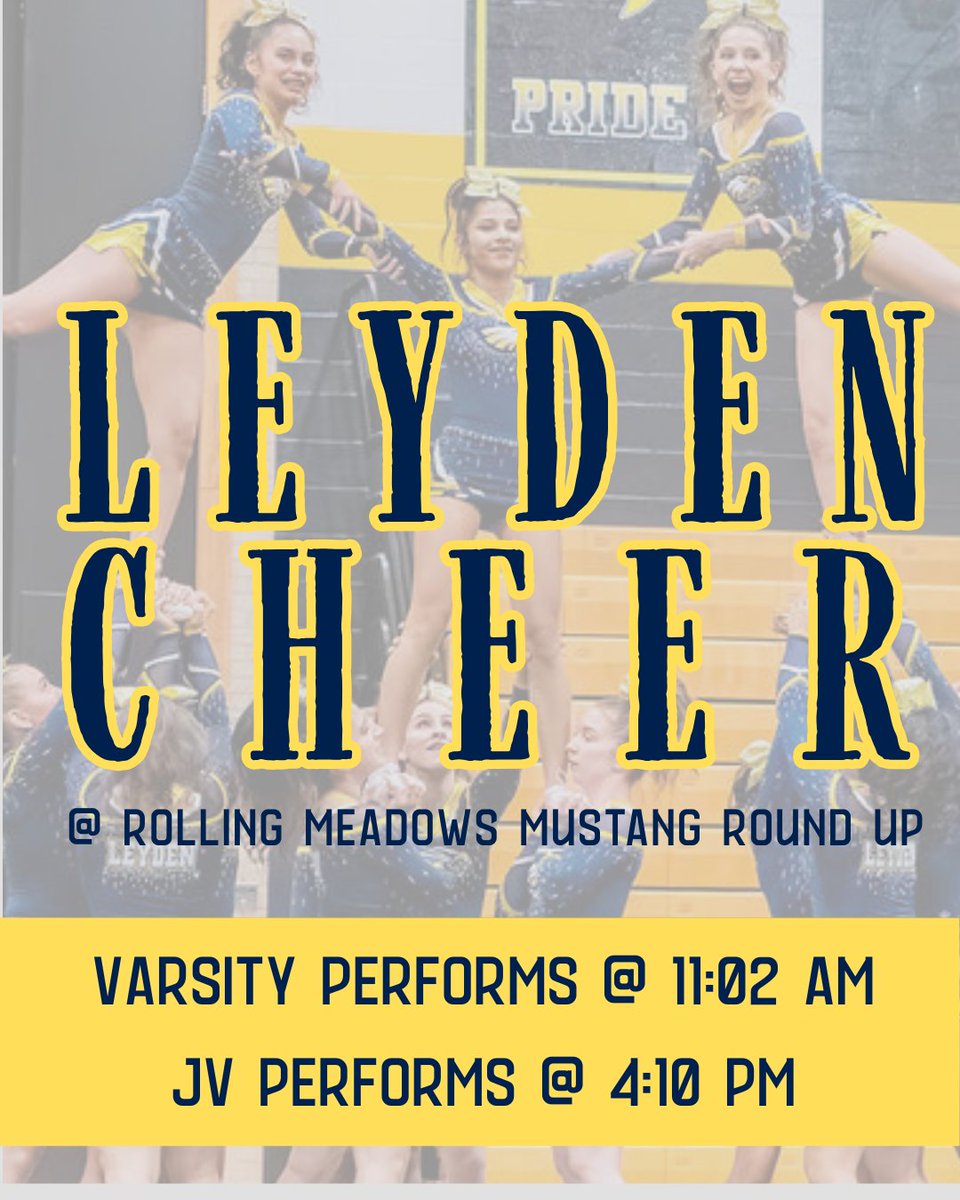 Leyden Cheerleading 📣 tweet media