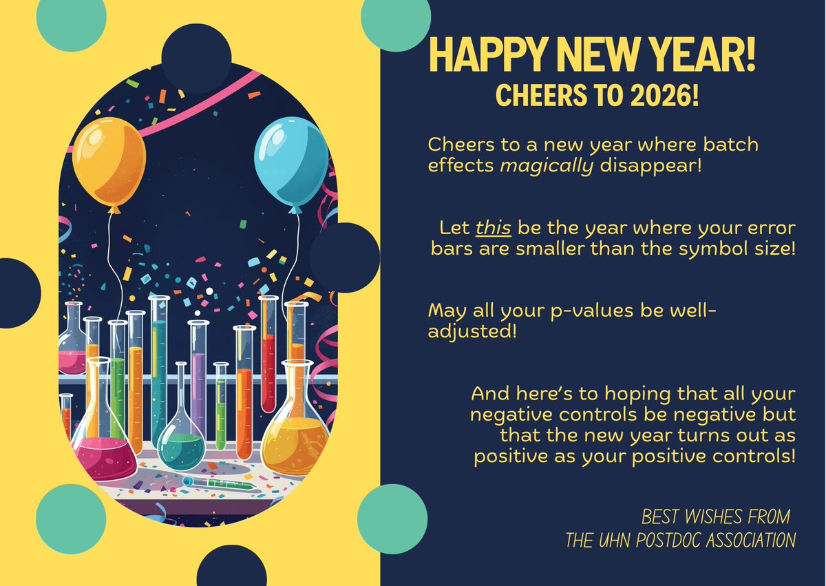 UHN Postdoc Association (UHNPA) tweet media