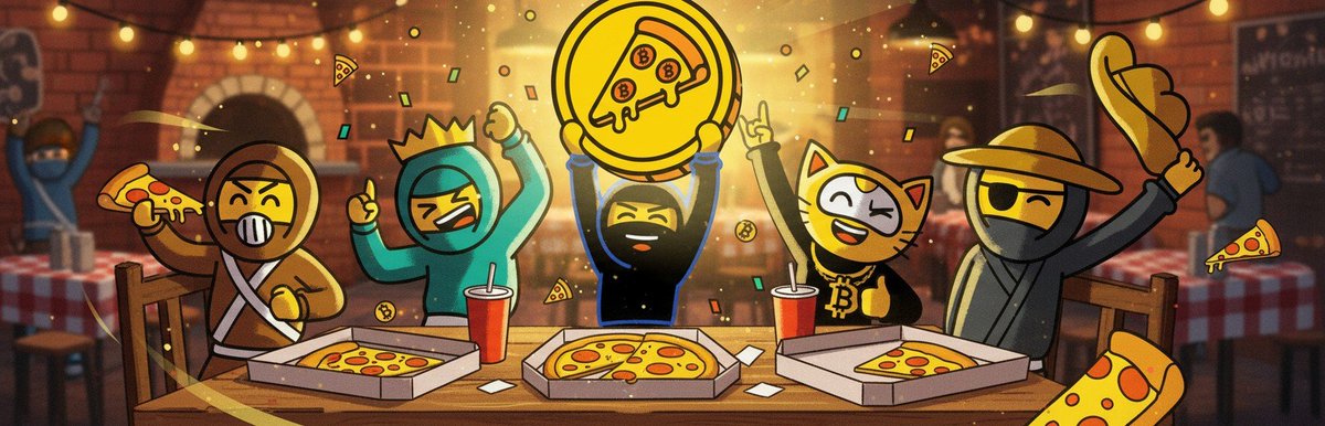 ChrisCoffee's tweet photo. I personally love some $PIZZA &amp; OG Bitcoin memes https://t.co/f5eHbyeEdQ