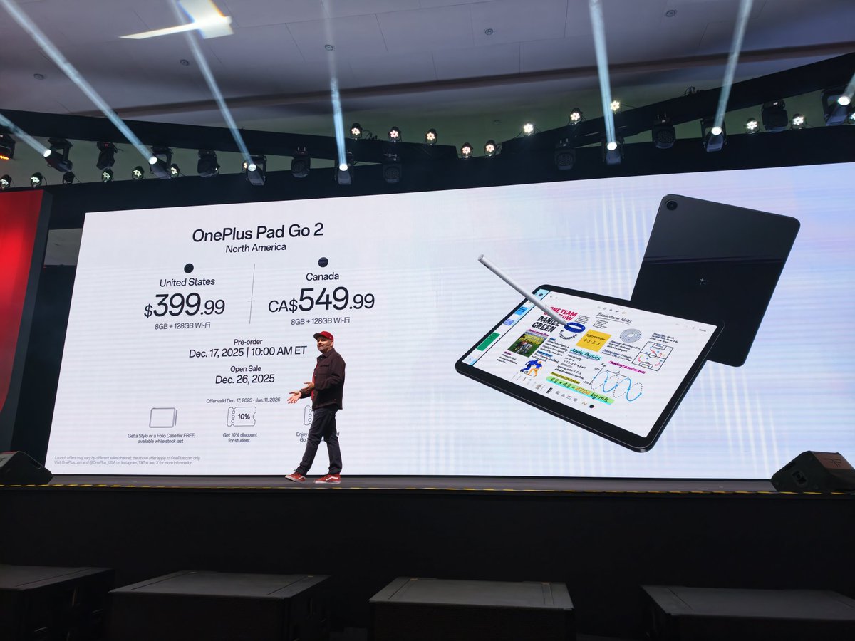 stufflistings's tweet photo. OnePlus Pad Go 2 pricing.

#RiseAsOne #OnePlus15R #OnePlusPadGo2 #PowerOnLimitsOff https://t.co/tOtvtdTaqz