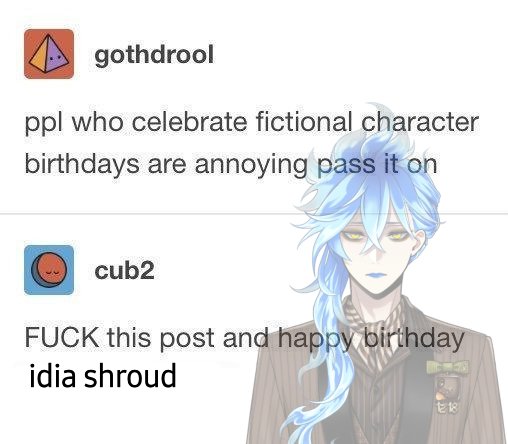 sleepymiracles's tweet photo. happy birthday idia !!!! https://t.co/mnoXpiT8oH