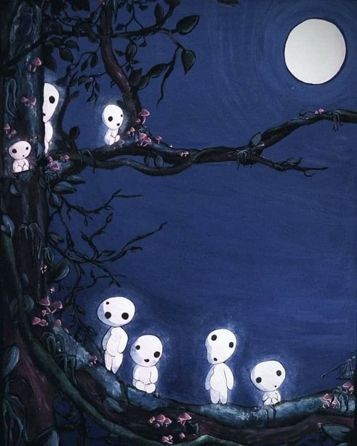 PhotoGhibli's tweet image. Princess Mononoke (1997).