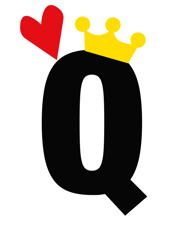 Yohei_phmowran's tweet photo. 【017】Qといえばクイーン。王冠をかぶせるとともに、Kとの差別化としてハートを添えて一工夫です。#高橋帝国 #illustrator #タイポグラフィ https://t.co/mjWspK3d15