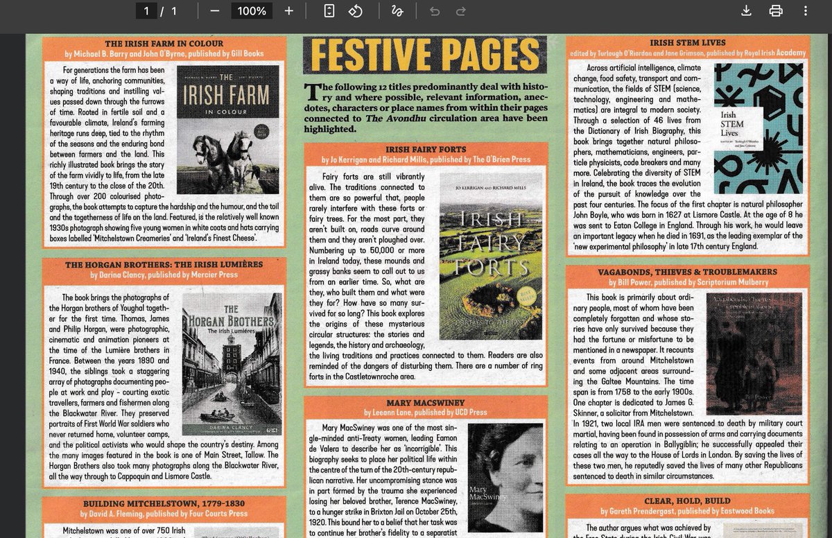 Thanks to <a href="/TheAvondhu/">The Avondhu</a> for recommending The Horgan Brothers in their Festive Pages <a href="/DarinaClancy/">Darína Clancy 🌊 🛶</a> 
mercierpress.ie/books/the-horg…