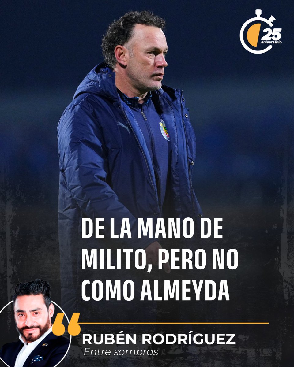 #EntreSombras | ☑La actual directiva de Chivas depositó la confianza en Gabriel Milito quien encabeza el proyecto que pretende ser ganador y constante, algo que no habían tenido  en años y que tuvo base en invertir grandes cantidades de dinero cuando estaba Matías Almeyda, a