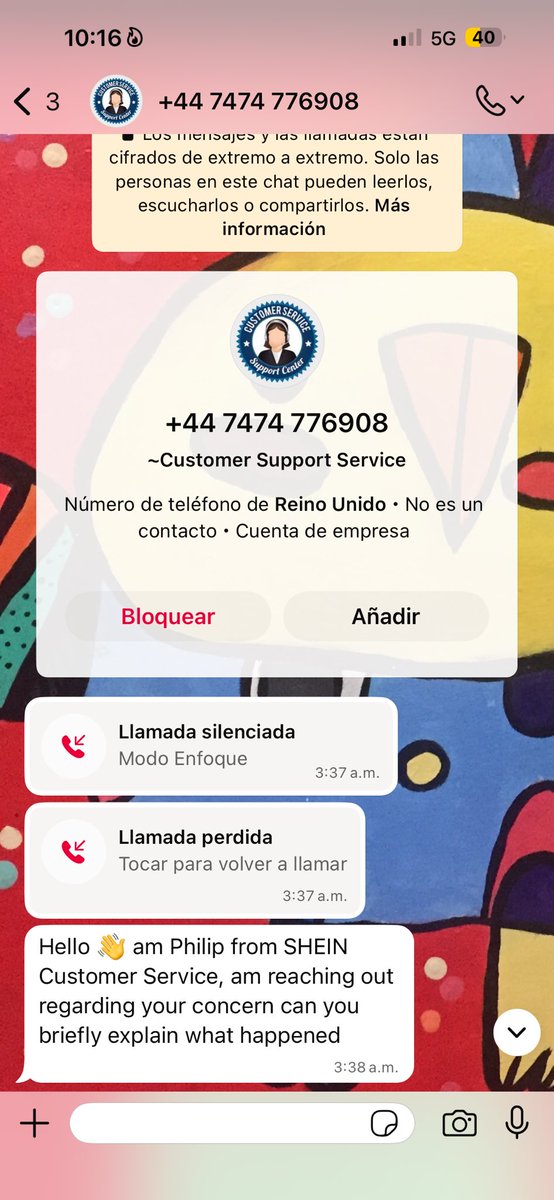 ANDRUBELLO's tweet photo. @SHEIN_Official Ahora me están contactando para pedir los datos completos de mi tarjeta y supuestamente hacer el reembolso @sicsuper https://t.co/6vEm73YB0c