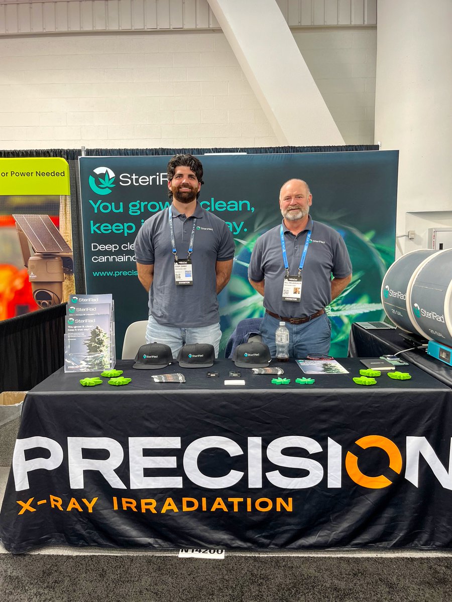 sterirad's tweet photo. Vegas delivered🌿

@MJBizDaily was a great week connecting with growers and operators, talking real remediation needs, and sharing how SteriRad supports clean, compliant cannabis while preserving flower quality. 

Missed us in Vegas? Connect with us here on X! https://t.co/wsmiwmlhTZ