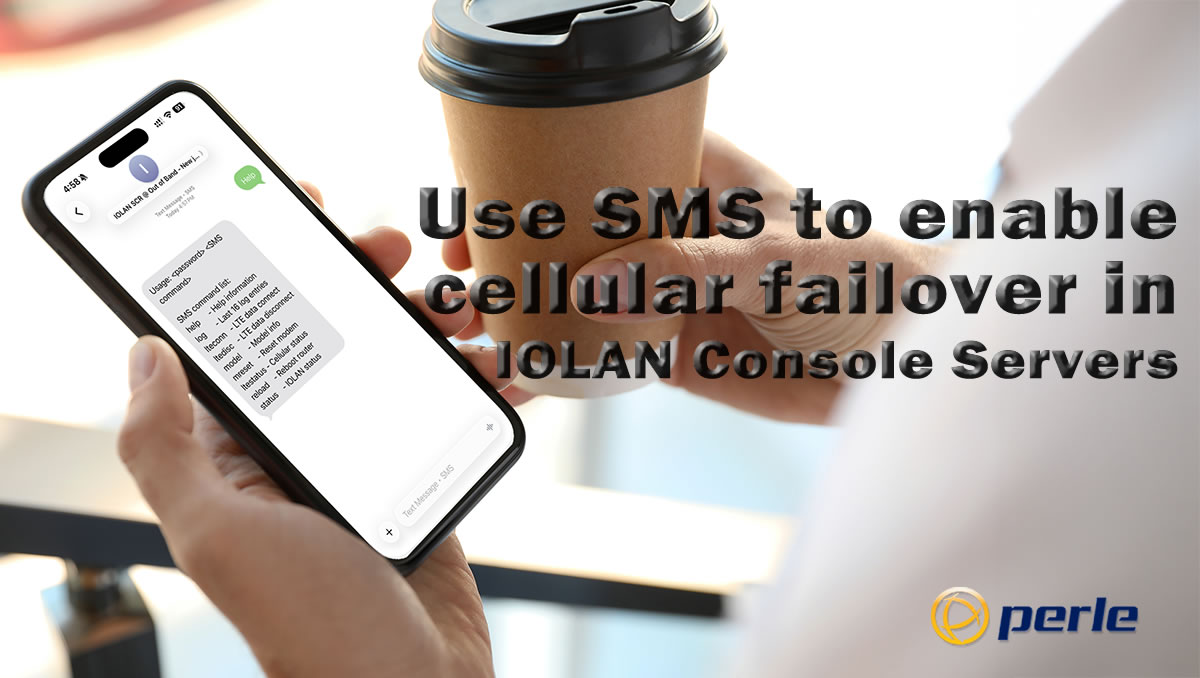 Remote management headaches? See how the IOLAN SCRC Console Server can streamline your out-of-band control with just a text message 🔗 go.perle.com/rme #OOBM #OOB #NetworkResilience #NetOps #ConsoleServer #PerleSystems