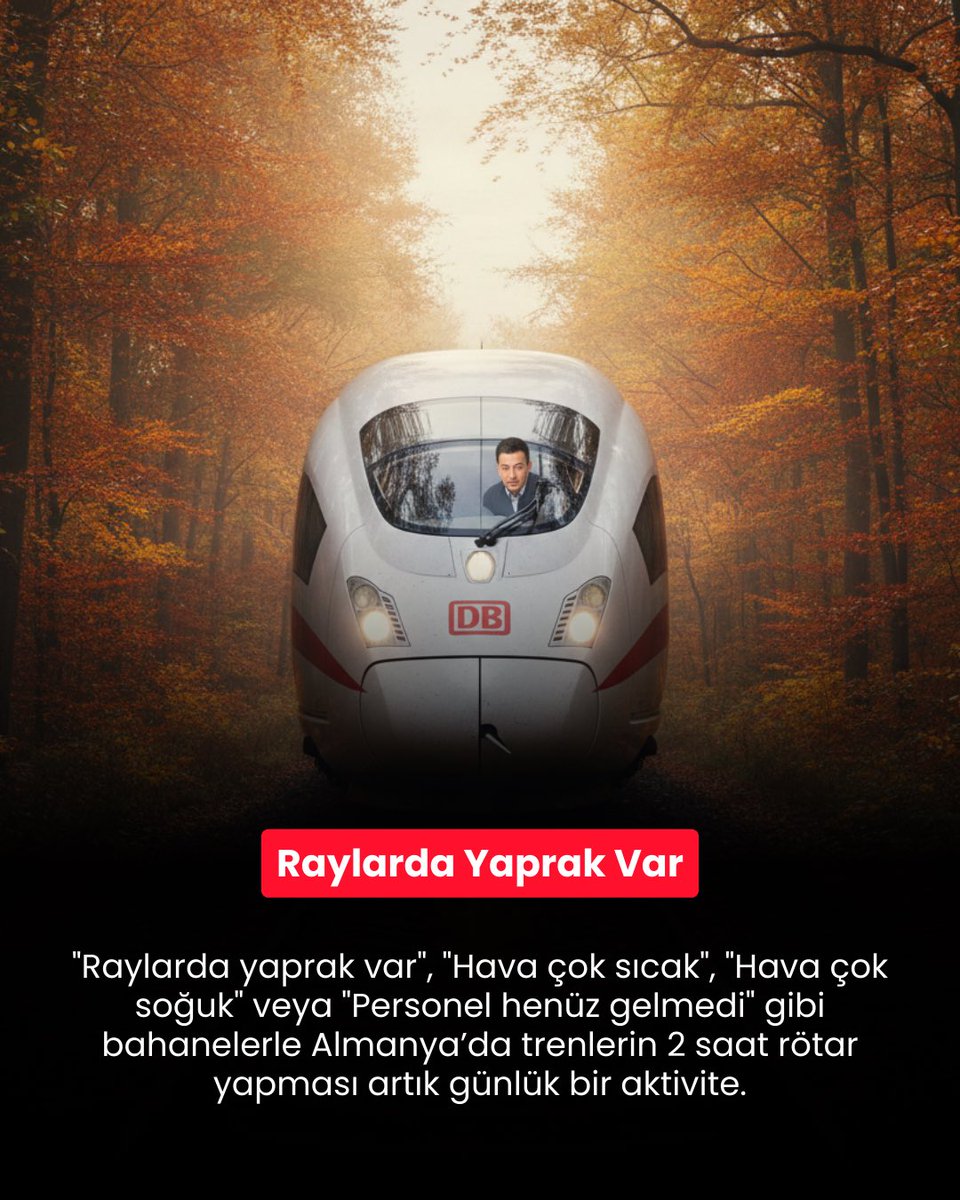 Alman dakikliği denince akla gelen ilk şey trenlerdir ama bu artık sadece bir şehir efsanesi. "Raylarda yaprak var", "Hava çok sıcak", "Hava çok soğuk" veya "Personel henüz gelmedi" gibi bahanelerle trenlerin 2 saat rötar yapması artık günlük bir aktivite.