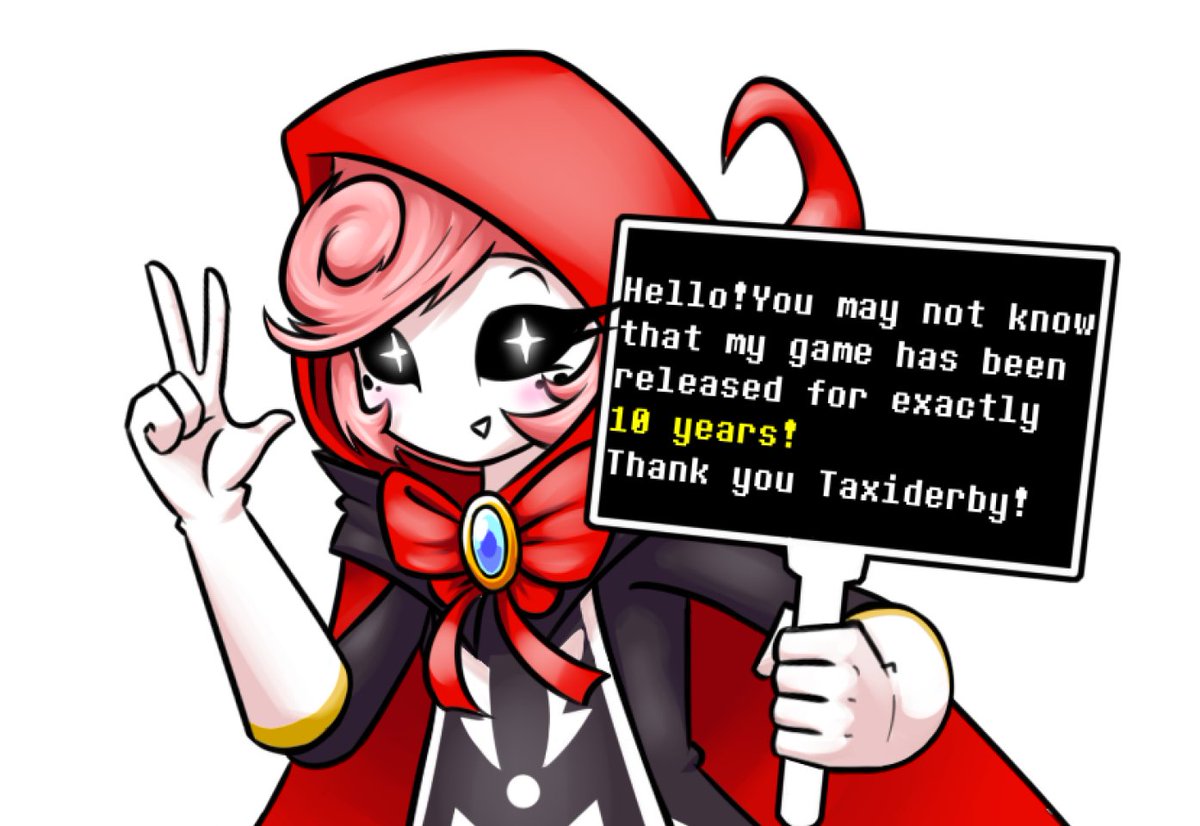 Undertale Red has been with us for 10 years.
Thank you for bringing us such an amazing fangame and this awesome character,<a href="/taxiderby/">Taxiderby on BSKY</a> !:D
#UndertaleRed #Undertale