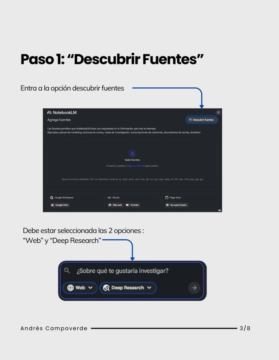 juangaleanorey's tweet photo. Cómo crear una Infografía con NotebookLM https://t.co/BC7NhxsDxI