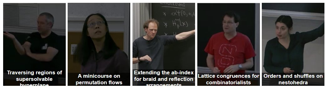 Bibli_CIRM's tweet image. 🆕🎬Beyond Permutahedra and Associahedra
Watch the talks of Bérénice Delcroix-Oger, Nathan Reading, Christian Stump &amp;amp; Martha Yip in the Audiovisual Mathematics Library &amp;amp; carmin.tv @_CIRM #Maths  #combinatorics
carmin.tv/en/c/1710
library.cirm-math.fr/ListRecord.htm…