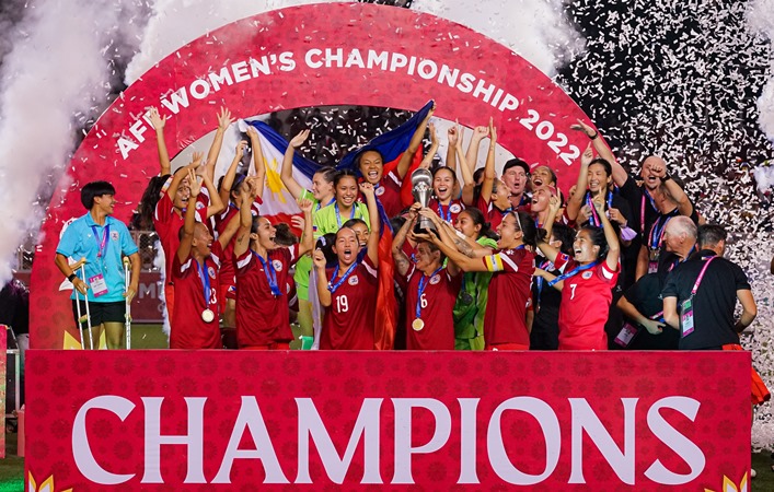 madeinmnl__'s tweet image. ✅ First World Cup Qualification 
✅ First Asean Championship
✅ First SEA Games Gold

Mga Kababayan, The FILIPINAS.