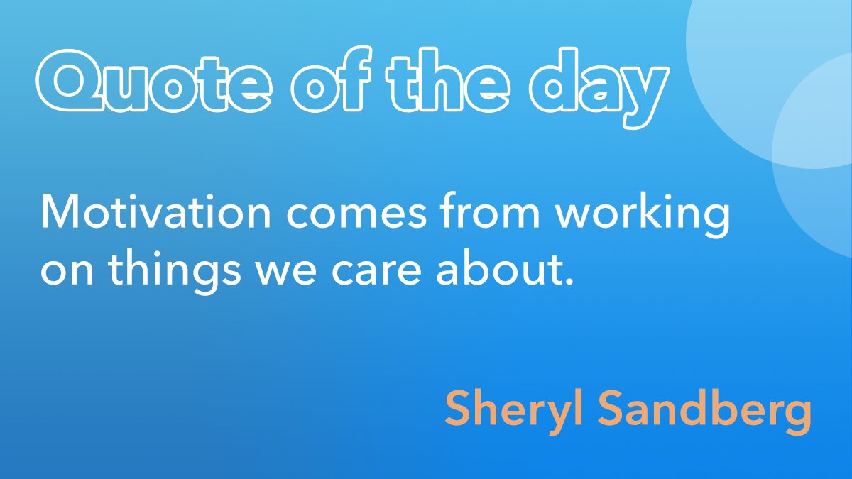 Motivation comes from working on things we care about. #inspiration #quote #education