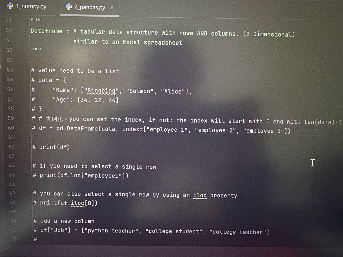Python14159's tweet image. 開始學pandas，好好笑結果原來這名字跟熊貓無關，而是panel data的合體字。然後突然看到Eugene這個名字唸起來跟我的名字好像，居然是翻成尤金……
#第78天 #pythonlearning