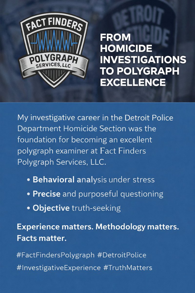 Fact Finders Polygraph Services, LLC tweet media