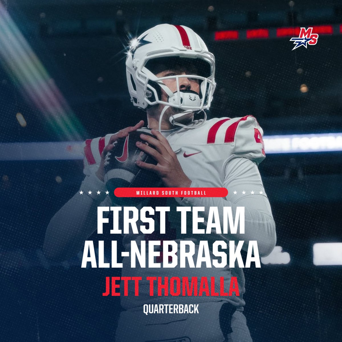 Millard South Football tweet media