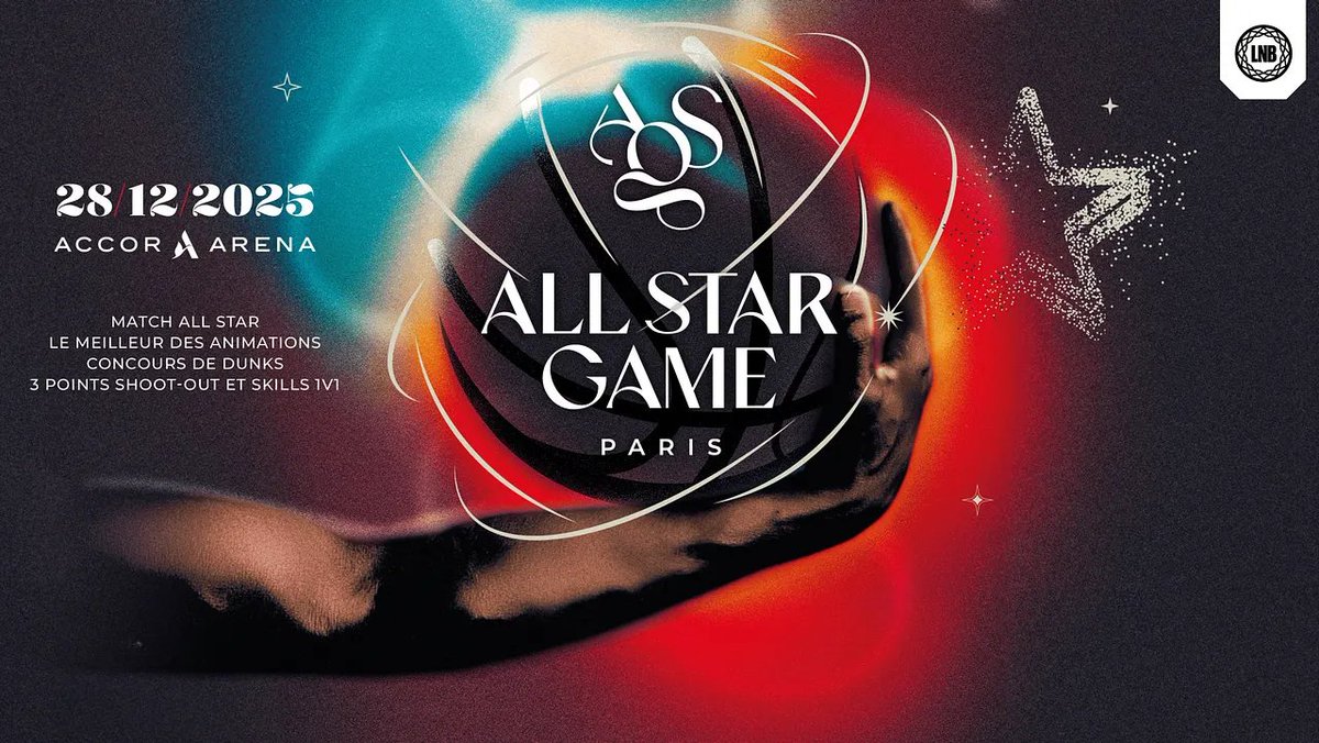 🎁 RMC Sport fait gagner des places pour le ALL STAR GAME 2026 (<a href="/ASGLNB/">All Star Game</a>). Évènement qui aura lieu le 28 décembre à l'Accor Arena, à Paris.

🏀 Pour jouer : RT, follow <a href="/RMCsport/">RMC Sport</a> et donne-nous en commentaire ton joueur de Betclic Elite préféré