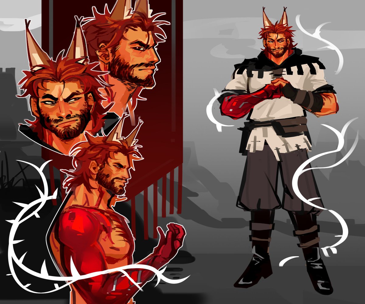my oc  in medieval fantasy AU
  #oc #originalcharacter