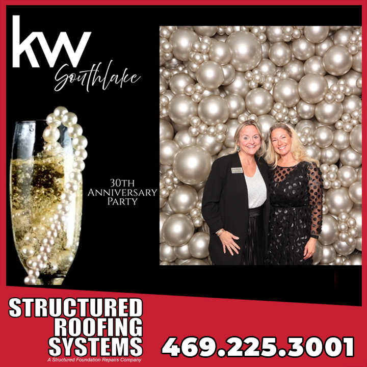 structroofing's tweet photo. Fantastic time celebrating Keller Williams Southlake’s 30th anniversary last Friday! Such a fun night honoring an incredible legacy. We’re thankful for the partnership and for trusting us as your foundation and roofing partner. Cheers to 30 years! https://t.co/9vzbWVIaOQ
