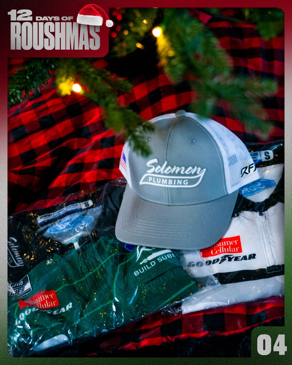 RFKracing's tweet image. On the fourth day of Roushmas, Bradley gave to me: four plumbing pros 🔧

To enter, you must be following RFK Racing on X, repost and reply with the Solomon emoji 🪠