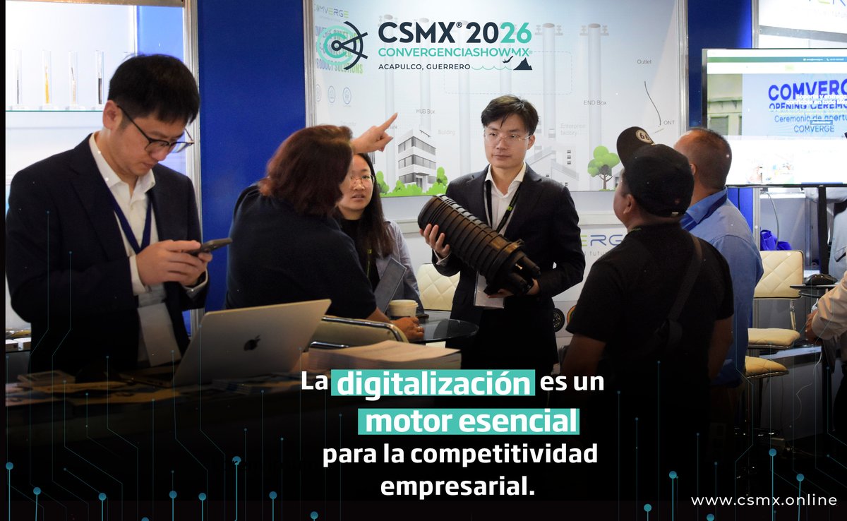 Acapulco será sede de las tecnologías que marcarán la próxima década. En CSMX2026 conocerás soluciones que integran IA, ciberseguridad, automatización e infraestructura avanzada. 

📌 Más información: lnkd.in/e_72DBhE