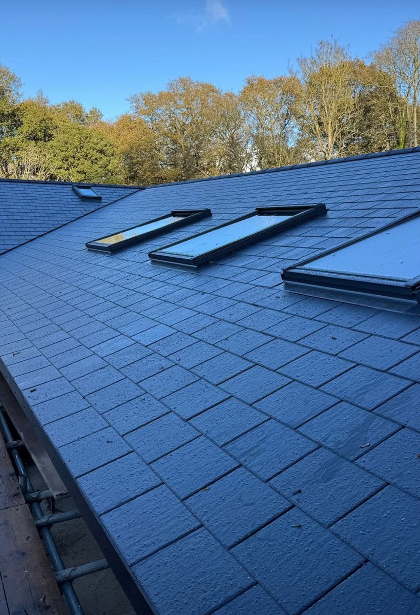 Natural slate roof, looking great 🏠 #hillyardroofing #roofing #roof