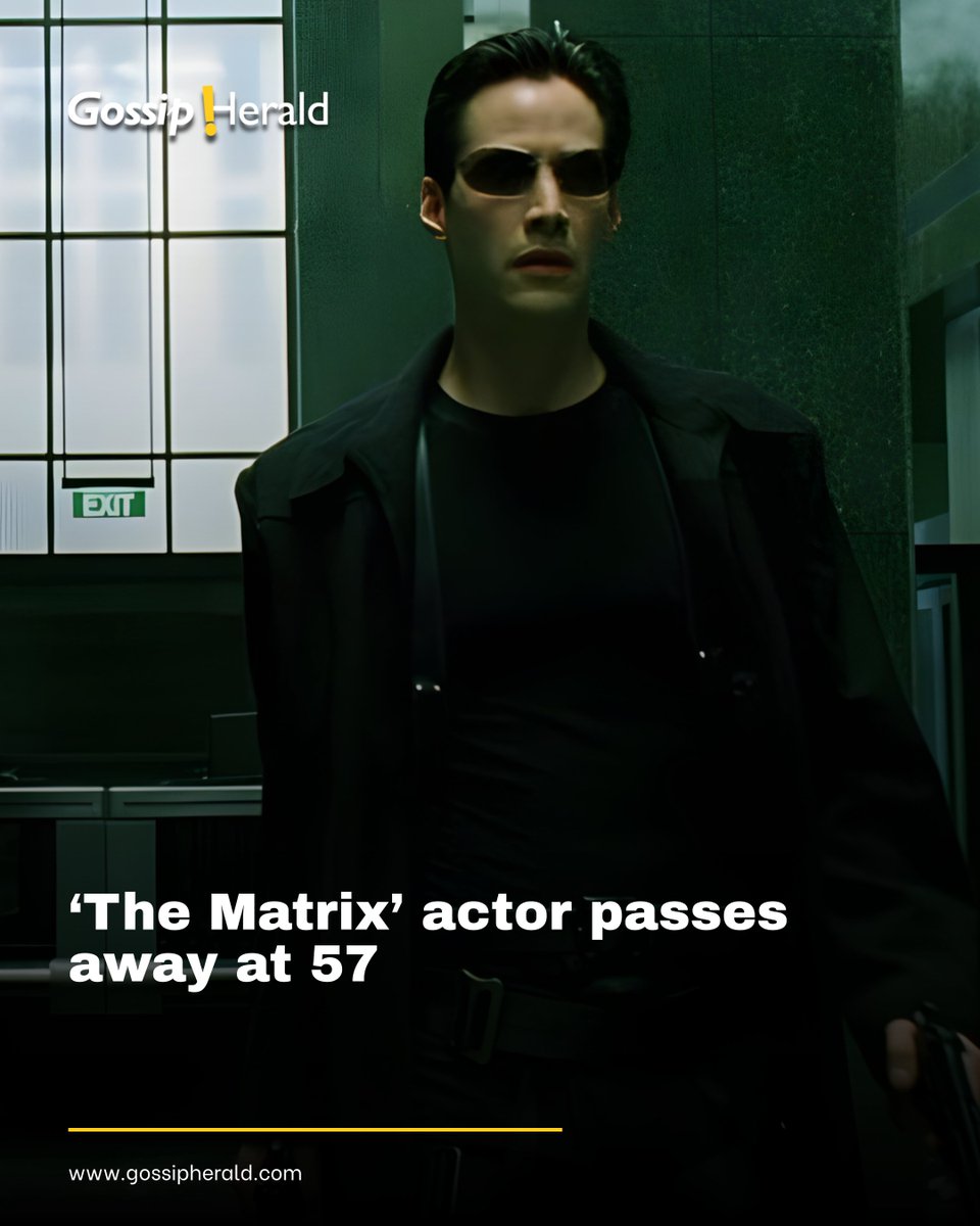 Gossip_Herald's tweet image. Australian actor Martin Grelis, who appeared in the original Matrix film, has died at the age of 57.

Read more: gossipherald.com/news/43668

#MartinGrelis #TheMatrix #AustralianActor #RestInPeace #GossipHerald
