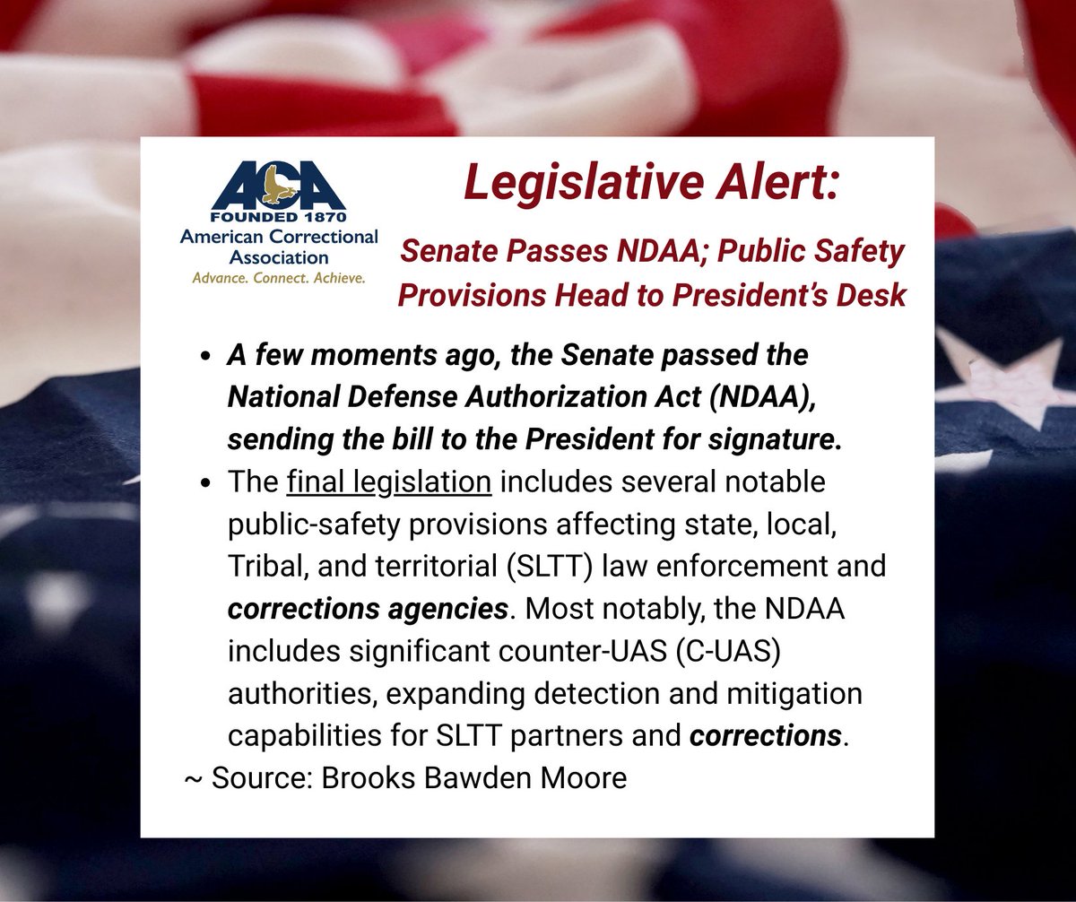 American Correctional Association tweet media