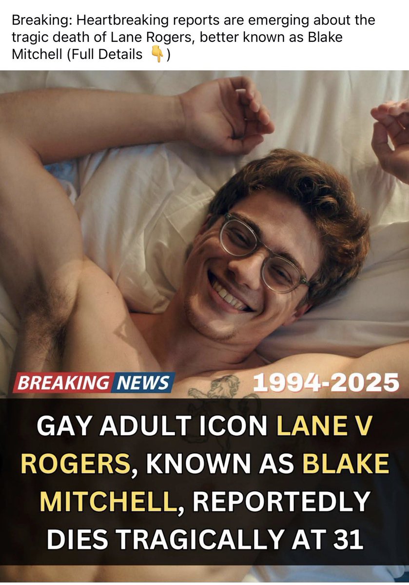 Genuinely shocked about this. Lane was a really nice guy the couple times I interacted with him. 2025 has had a lot of loss :(