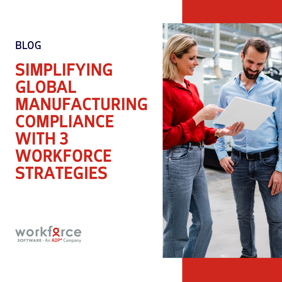 The manufacturing sector is under increasing regulatory pressure and remaining compliant is critical. Discover workforce strategies to help manufacturers navigate today's complex compliance landscape and stay ahead. Learn more 👉 bit.ly/3L2jjsW