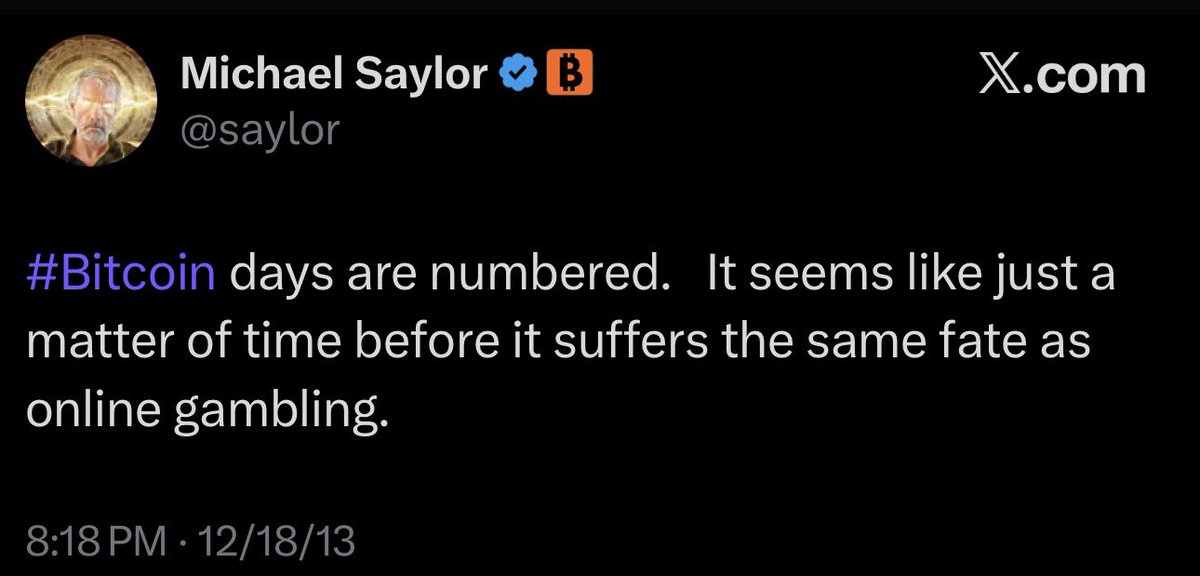 12 year delta from Saylor 👀🧐