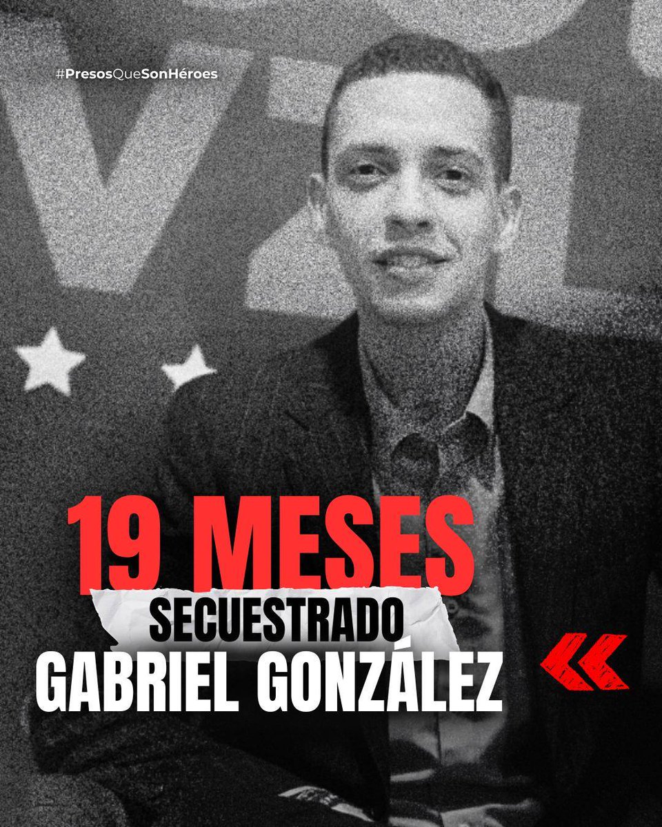 ¡19 MESES SIN GABITO! ❤️‍🩹

Hoy se cumple 1 año y 7 meses del secuestro de Gabriel González, un periodista ejemplar, excelente ser humano, buen amigo y fiel creyente de la libertad. 

Su voz fue silenciada, pero hoy somos millones los que seguimos su legado, dejando siempre su