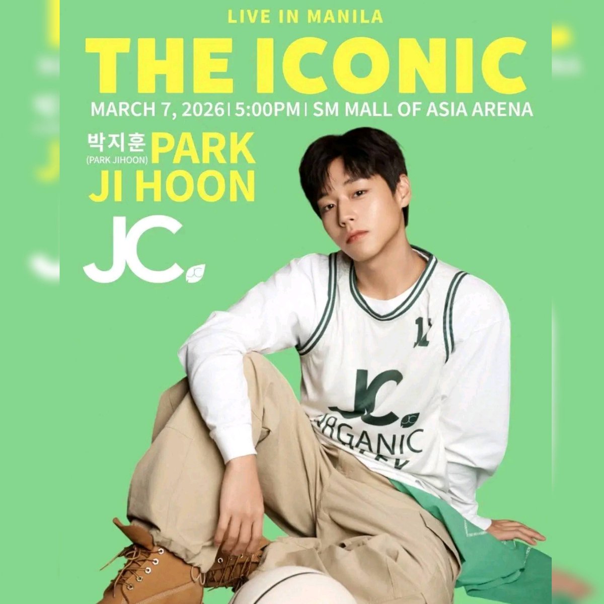 philconcerts's tweet photo. Park Ji Hoon is coming back to Manila for "The Iconic" on March 7, 2026 at MOA Arena. https://t.co/ynOCon4D92