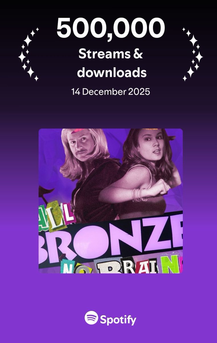 Half a million streams. That’s wild.

Thank you to everyone who’s streamed, downloaded, shared an episode, sent a message, left a comment and stuck with us through sobriety, mental health breaks, summer jobs in Switzerland and many chaotic side quests.

Love you loads xox T&amp;D
