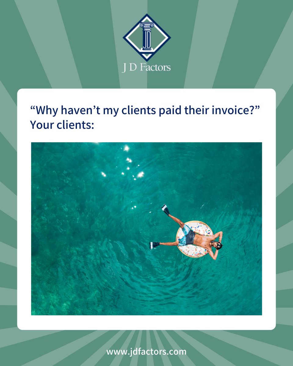 🧑‍🎄🏖️ Between clients going on vacation and an increase in demand for the holidays, your business could be stuck in a financial pickle! 

To avoid a worse case scenario, partner with J D Factors to maintain your cash flow and support your holiday services! 🎁✨