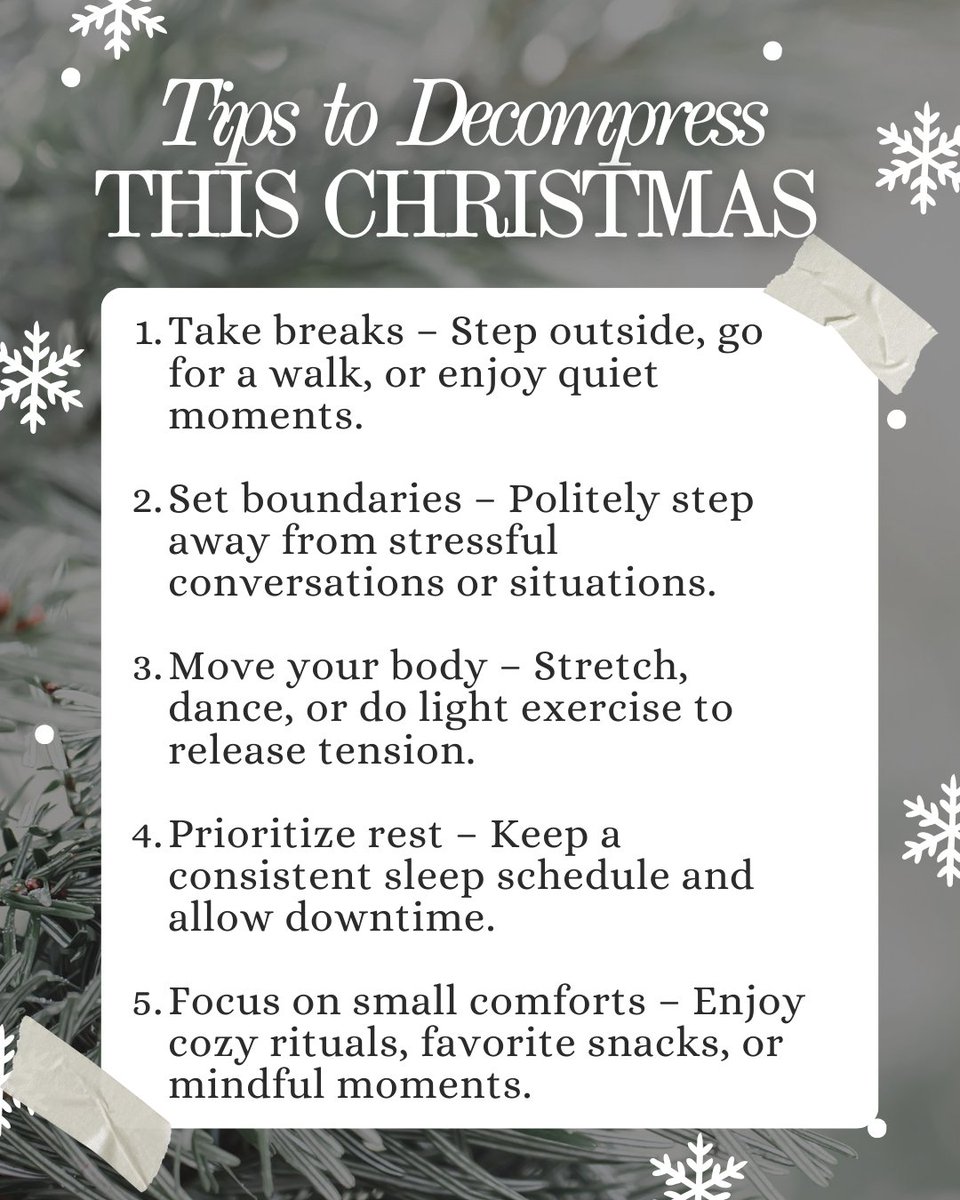 BIMMDublin's tweet photo. Wellbeing Wednesday 🎄✨

As the semester draws to a close we want to wish a Happy Christmas and New Year to all our students, alumni and staff that celebrate!

Remember to give yourself a break this festive season! https://t.co/jr8ndAspsF